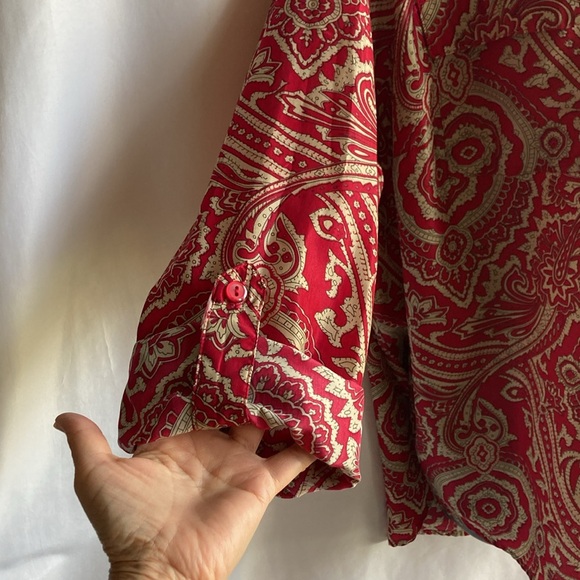 Kim Roger’s Woman Button Down Dress Shirt Size 3X - Picture 4 of 10